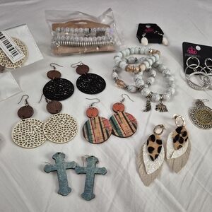 Bohemian Multi-Color Earrings Set